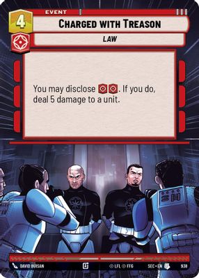 Charged with Treason (Hyperspace Foil)