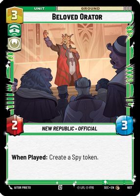 Beloved Orator (Foil)