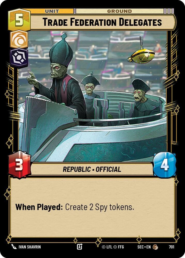 Trade Federation Delegates (Foil)