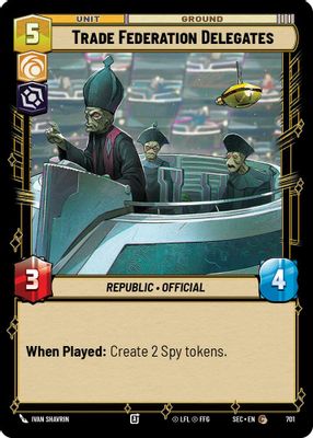 Trade Federation Delegates (Foil)