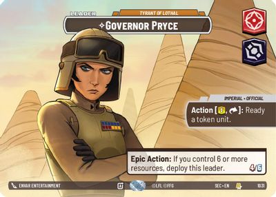Governor Pryce - Tyrant of Lothal (Showcase)