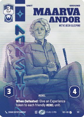 Maarva Andor - We've Been Sleeping (Prestige Foil)