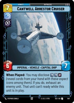 Cantwell Arrestor Cruiser (Foil)