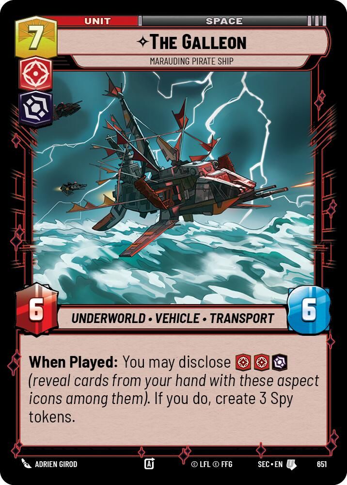 The Galleon - Marauding Pirate Ship (Foil)