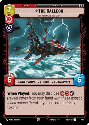 The Galleon - Marauding Pirate Ship (Foil)