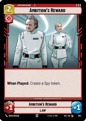 Ambition's Reward (Foil)