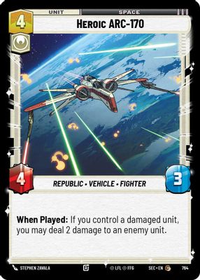 Heroic ARC-170 (Foil)