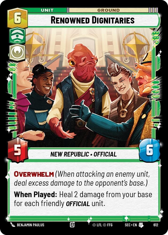Renowned Dignitaries (Foil)