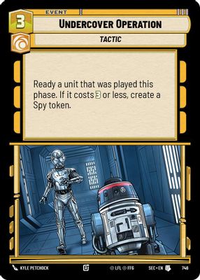 Undercover Operation (Foil)