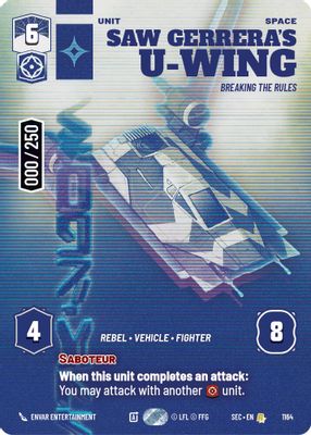 Saw Gerrera's U-Wing - Breaking the Rules (Serialized)