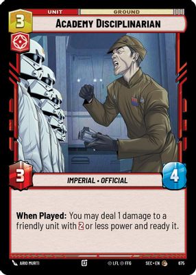 Academy Disciplinarian (Foil)