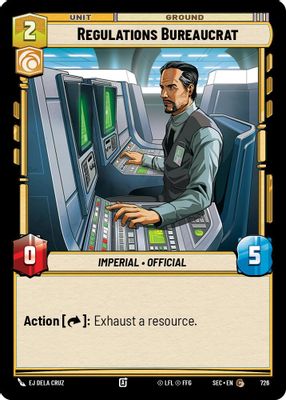 Regulations Bureaucrat (Foil)
