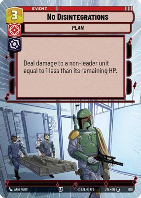 No Disintegrations (Hyperspace Foil)