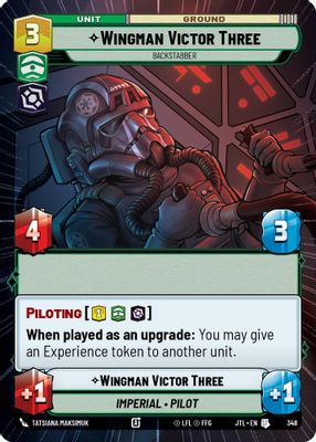 Wingman Victor Three - Backstabber (Hyperspace)