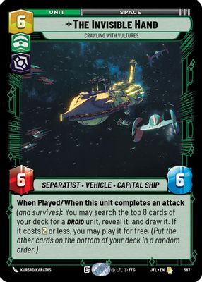The Invisible Hand - Crawling With Vultures (Foil)