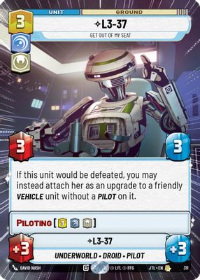 L3-37 - Get Out Of My Seat (Hyperspace)
