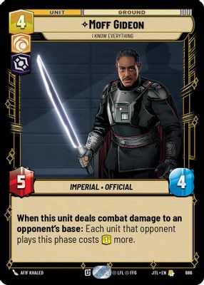 Moff Gideon - I Know Everything (Foil)