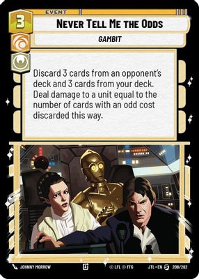 Never Tell Me the Odds