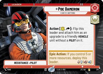 Poe Dameron - I Can Fly Anything (Hyperspace)