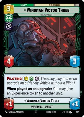 Wingman Victor Three - Backstabber (Foil)