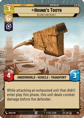 Hound's Tooth - Reliable and Deadly (Hyperspace Foil)