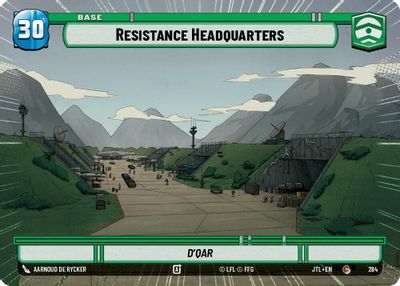 Resistance Headquarters // X-Wing (Hyperspace)