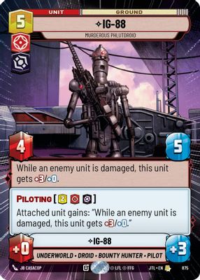 IG-88 - Murderous Phlutdroid (Hyperspace Foil)