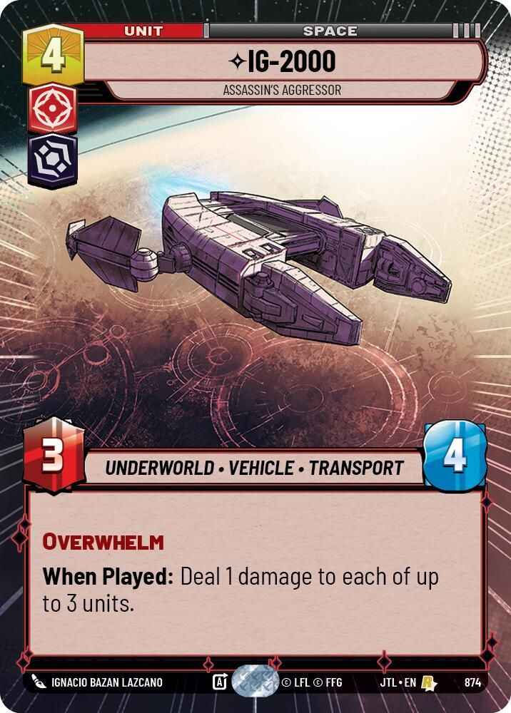 IG-2000 - Assassin's Aggressor (Hyperspace Foil)