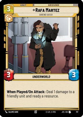 Rafa Martez - Shrewd Sister (Foil)