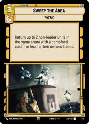 Sweep the Area (Foil)