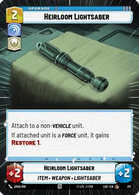 Heirloom Lightsaber (Hyperspace)