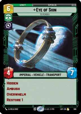 Eye of Sion - To Peridea (Foil)