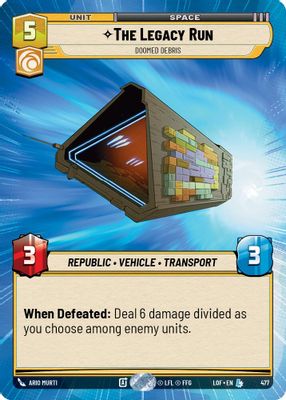 The Legacy Run - Doomed Debris (Hyperspace)