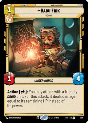 Babu Frik - Heyyy! (Foil)