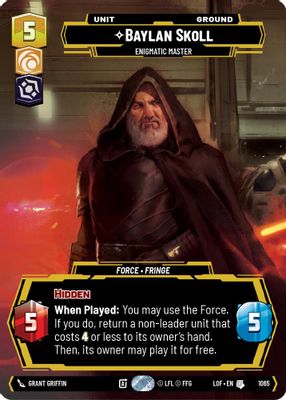 Baylan Skoll - Enigmatic Master (Prestige)
