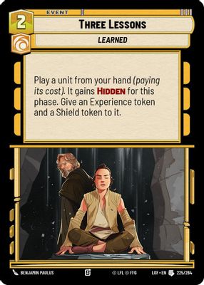 Three Lessons