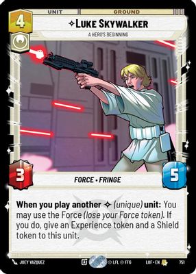 Luke Skywalker - A Hero's Beginning (Foil)