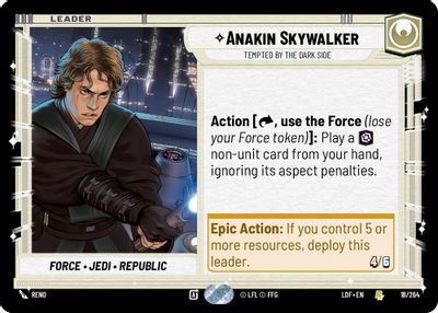 Anakin Skywalker - Tempted by the Dark Side