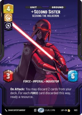 Second Sister - Seeking the Holocron (Prestige)