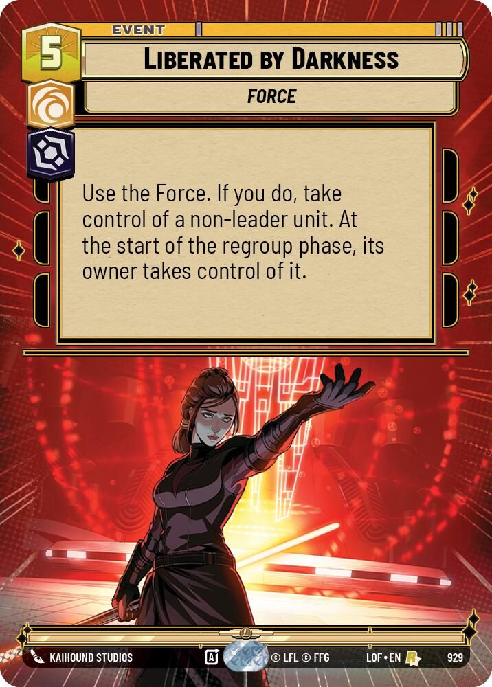 Liberated by Darkness (Hyperspace Foil)