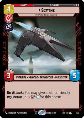 Scythe - Intimidating Silhouette (Foil)