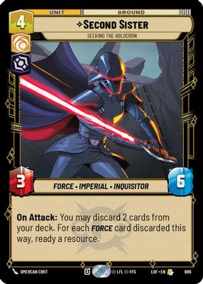 Second Sister - Seeking the Holocron (Foil)