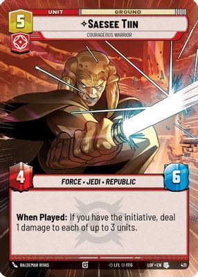 Saesee Tiin - Courageous Warrior (Hyperspace)