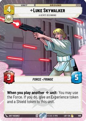 Luke Skywalker - A Hero's Beginning (Hyperspace Foil)