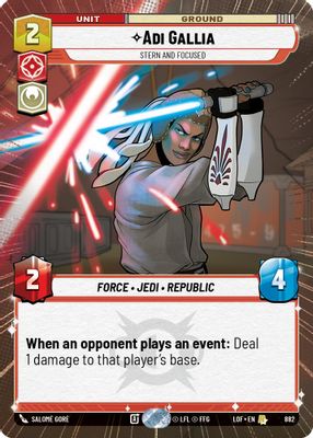 Adi Gallia - Stern and Focused (Hyperspace Foil)