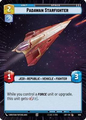 Padawan Starfighter (Hyperspace Foil)