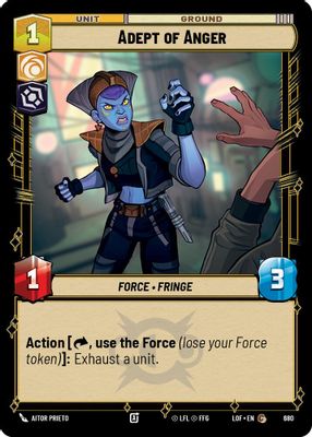 Adept of Anger (Foil)