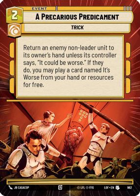 A Precarious Predicament (Hyperspace Foil)