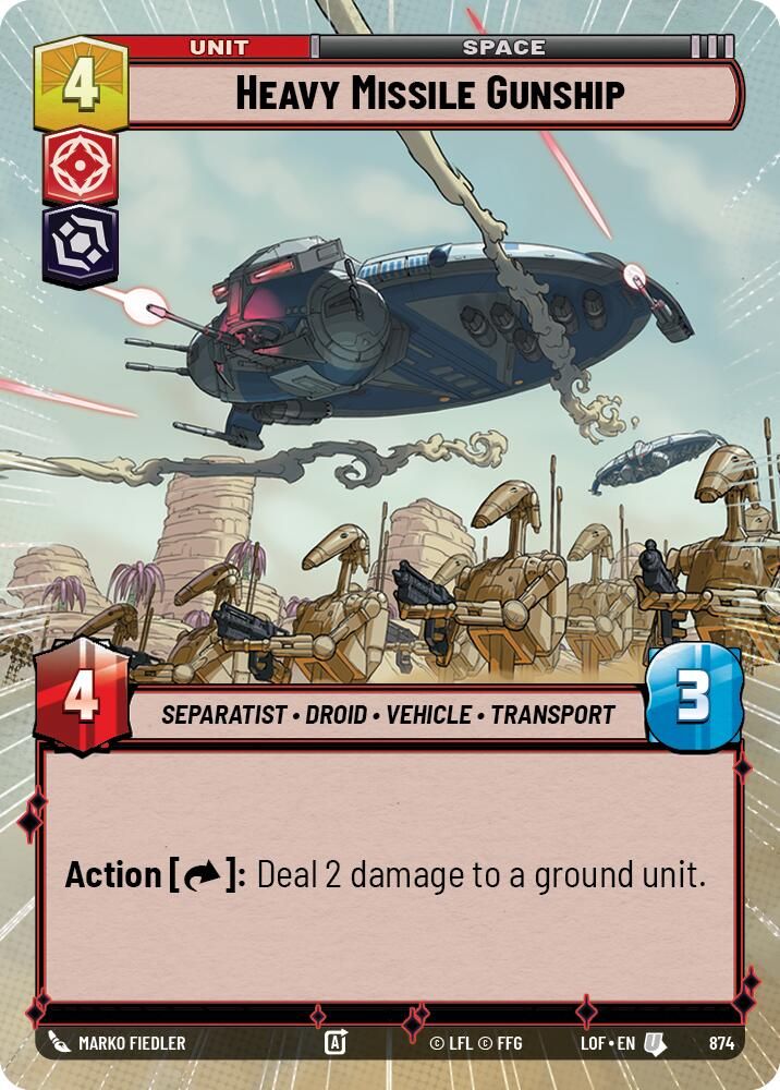 Heavy Missile Gunship (Hyperspace Foil)