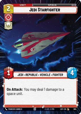 Jedi Starfighter (Hyperspace Foil)